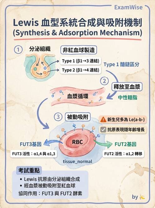 醫檢師 - 紅血球抗原與血型系統 - AI 圖文解析預覽