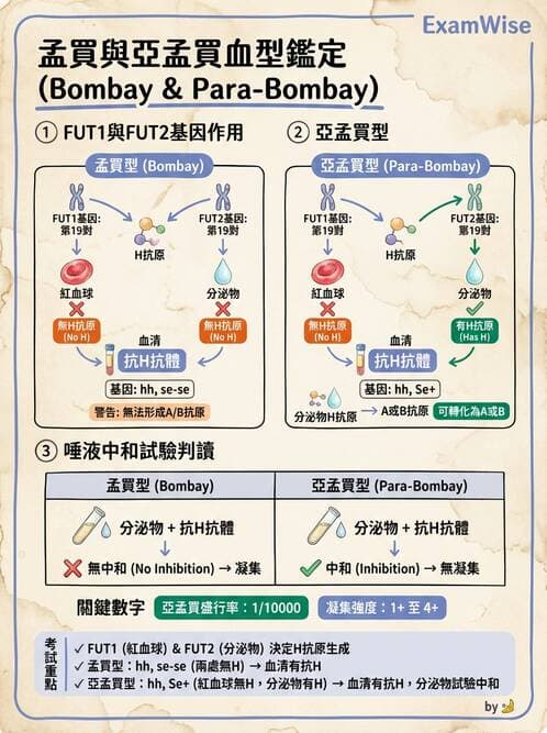 醫檢師 - 紅血球抗原與血型系統 - AI 圖文解析預覽