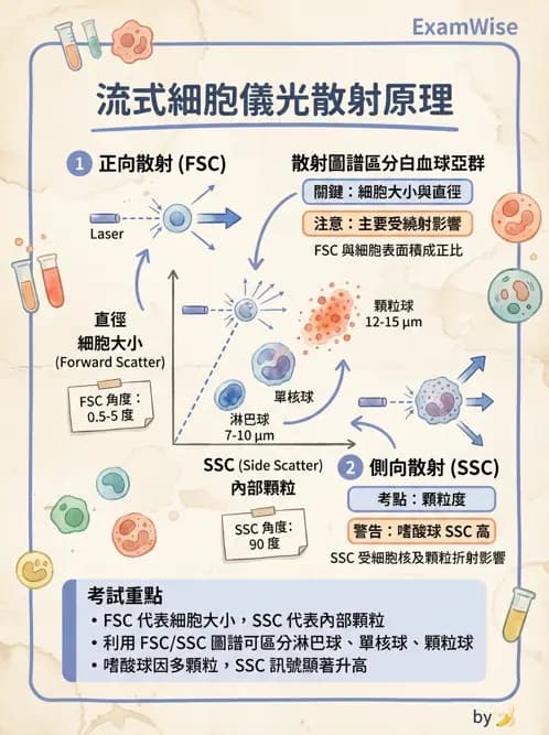 醫檢師 - 白血球生理與形態 - AI 圖文解析預覽