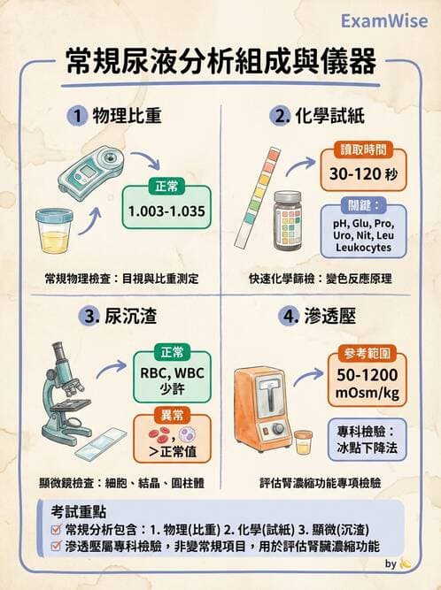 醫檢師 - 尿沉渣鏡檢與物理檢查 - AI 圖文解析預覽