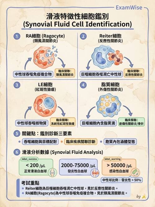 醫檢師 - 滑膜液檢查 - AI 圖文解析預覽