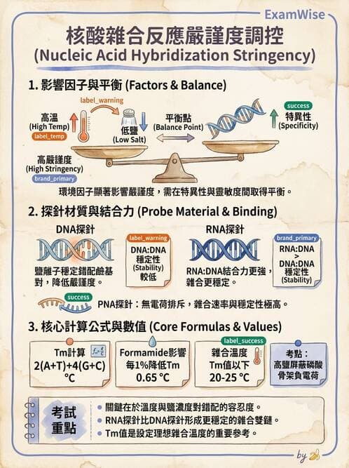 醫檢師 - 雜交探針與晶片技術 - AI 圖文解析預覽