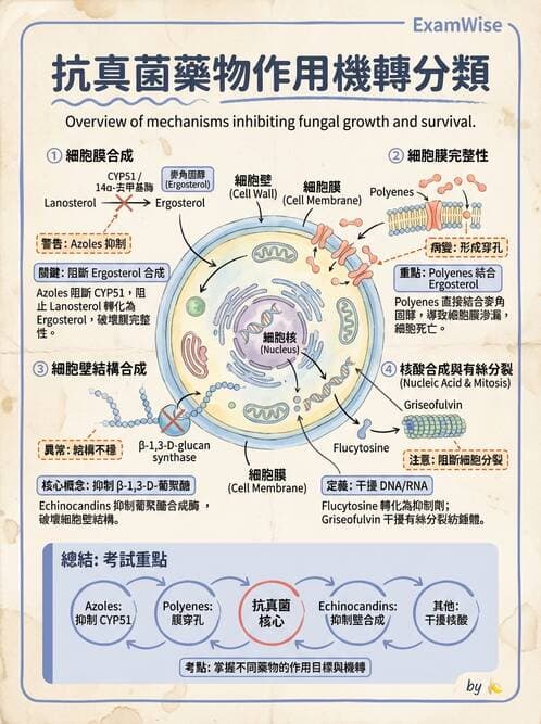 醫檢師 - 真菌診斷與治療 - AI 圖文解析預覽
