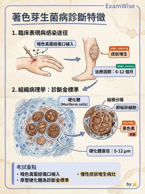 醫檢師 - 皮膚與皮下真菌感染 - AI 圖文解析預覽