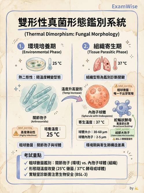 醫檢師 - 系統性與機會性真菌感染 - AI 圖文解析預覽