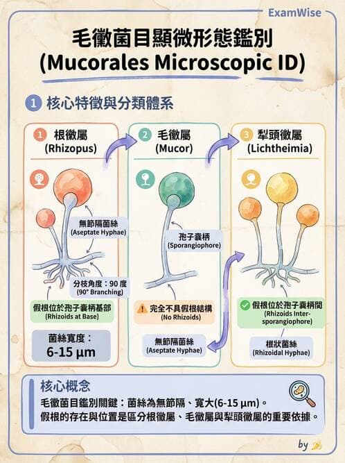 醫檢師 - 真菌診斷與治療 - AI 圖文解析預覽