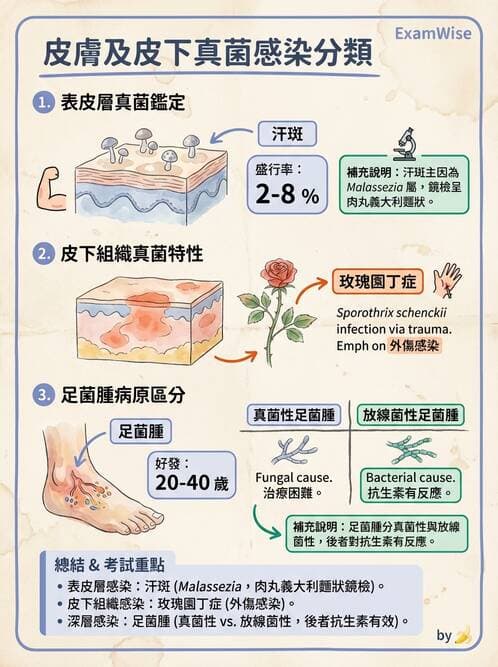 醫檢師 - 真菌診斷與治療 - AI 圖文解析預覽