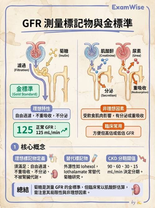 醫檢師 - 腎臟機能與代謝評估 - AI 圖文解析預覽