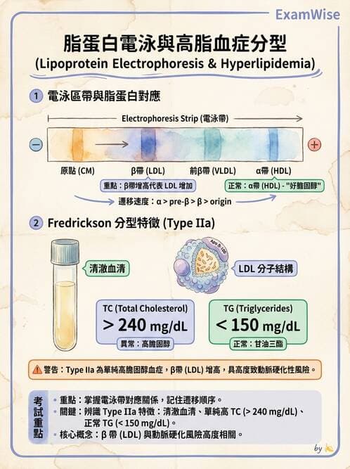 醫檢師 - 脂蛋白分類與臨床應用 - AI 圖文解析預覽