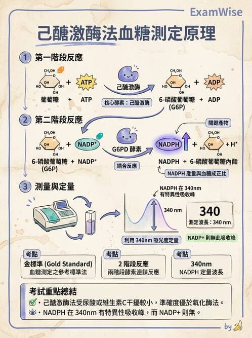 醫檢師 - 醣類代謝與糖尿病 - AI 圖文解析預覽