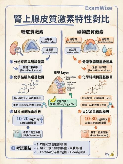 醫檢師 - 腎上腺與生殖內分泌 - AI 圖文解析預覽