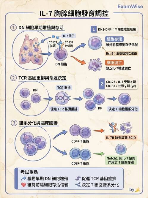 醫檢師 - T細胞發育與功能 - AI 圖文解析預覽
