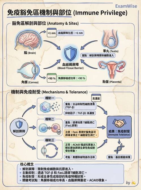 醫檢師 - 組織型與移植免疫學 - AI 圖文解析預覽