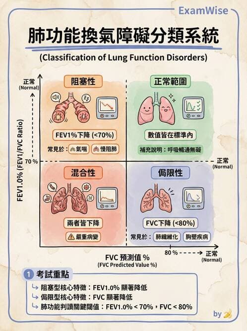 醫檢師 - 肺功能判讀與氣體交換 - AI 圖文解析預覽