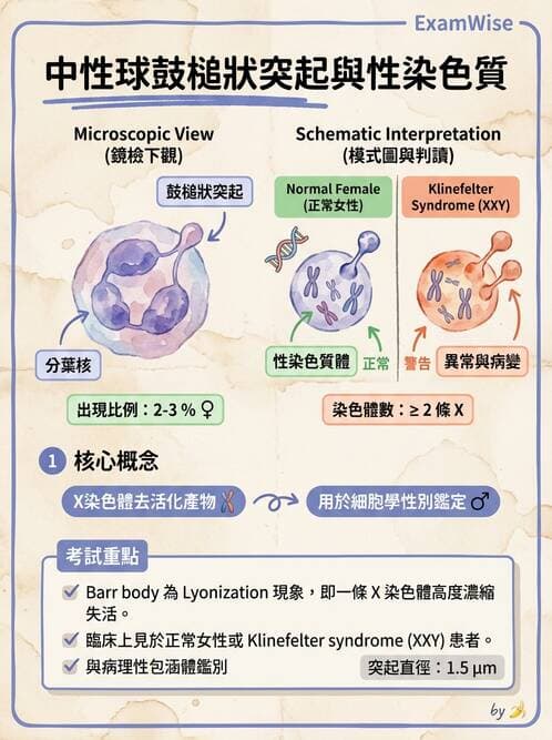 醫檢師 - 白血球生理與形態 - AI 圖文解析預覽