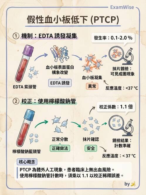 醫檢師 - 血小板與止血生理 - AI 圖文解析預覽