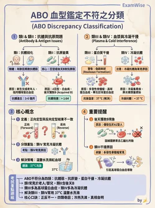 醫檢師 - 紅血球抗原與血型系統 - AI 圖文解析預覽