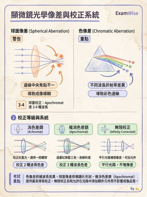 醫檢師 - 顯微鏡原理與操作 - AI 圖文解析預覽