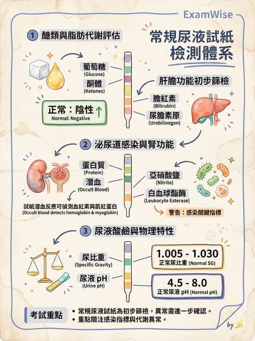 醫檢師 - 尿液化學檢驗 - AI 圖文解析預覽