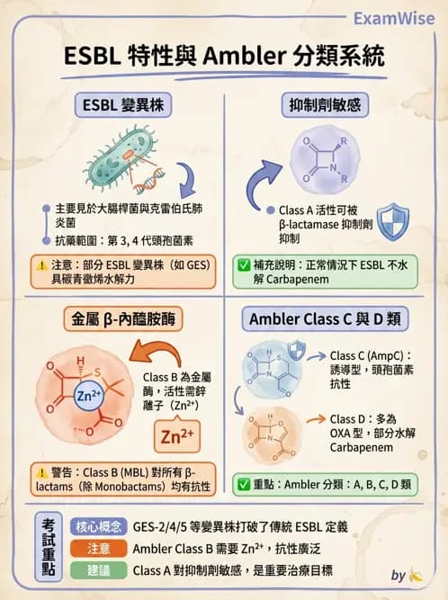 醫檢師 - 抗藥性機制 - AI 圖文解析預覽