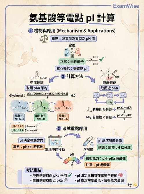 醫檢師 - 胺基酸代謝與先天性疾病 - AI 圖文解析預覽