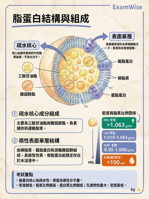 醫檢師 - 脂蛋白分類與臨床應用 - AI 圖文解析預覽