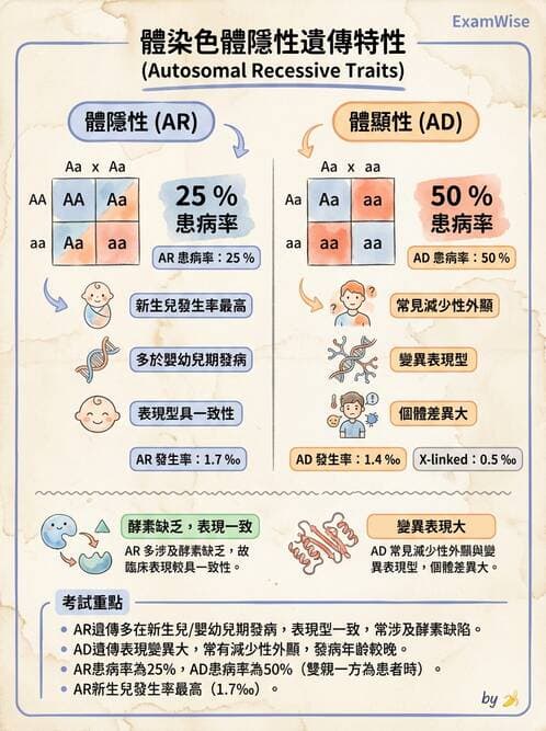 醫檢師 - 遺傳和發育疾病 - AI 圖文解析預覽