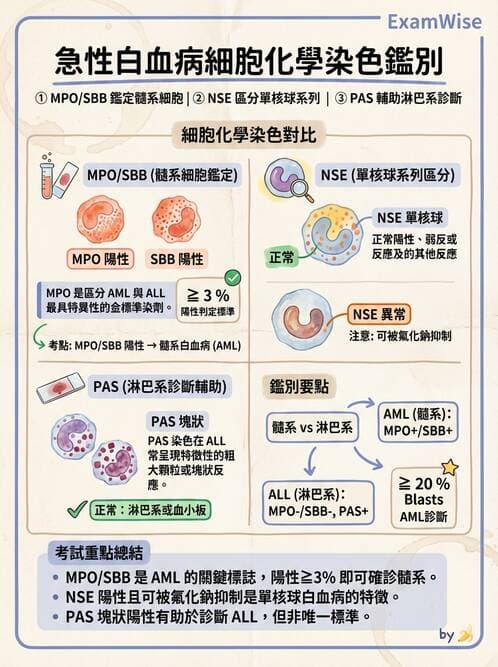 醫檢師 - 急性白血病 - AI 圖文解析預覽