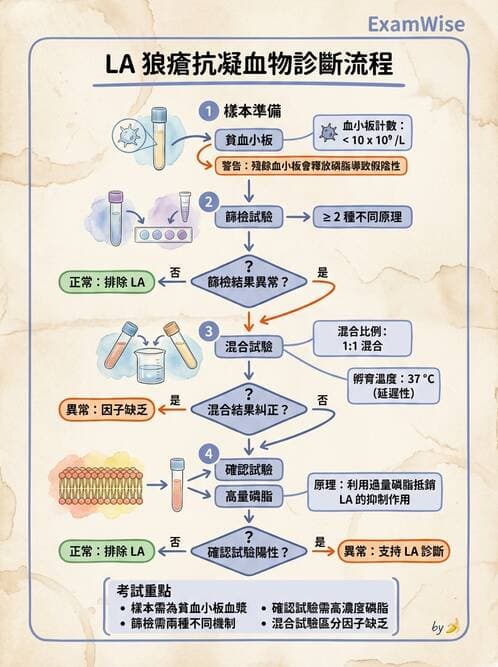 醫檢師 - 血栓性疾病與抗凝治療監測 - AI 圖文解析預覽