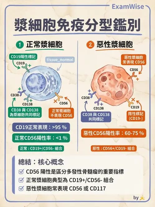 醫檢師 - 淋巴瘤、漿細胞疾病與白血球異常 - AI 圖文解析預覽