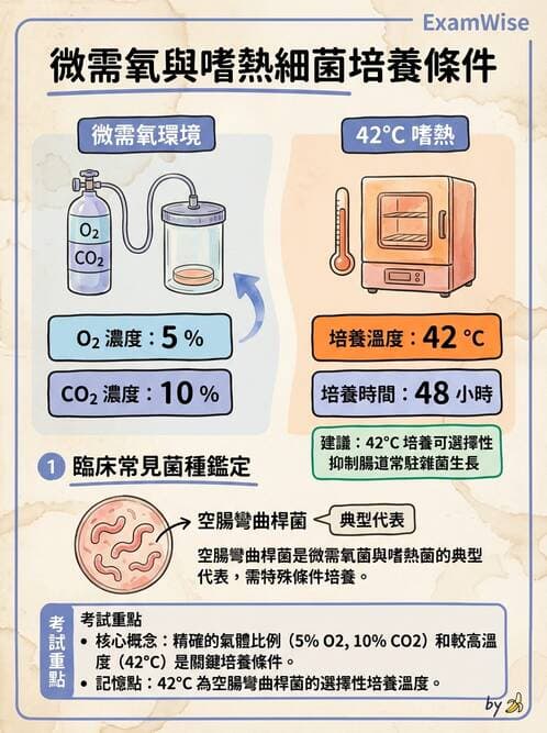 醫檢師 - 弧菌、氣單胞菌與彎曲菌 - AI 圖文解析預覽