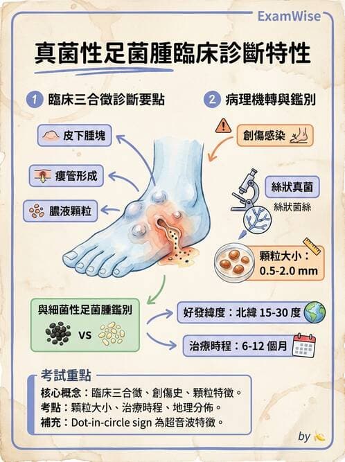醫檢師 - 皮膚與皮下真菌感染 - AI 圖文解析預覽