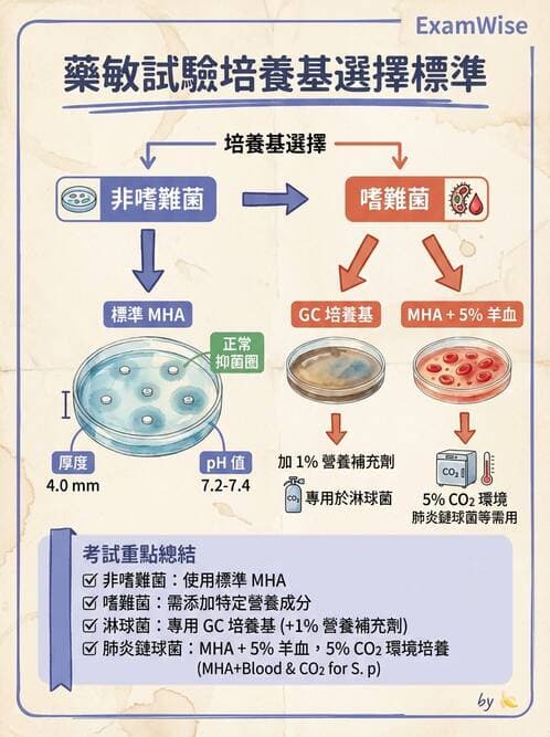醫檢師 - 藥敏試驗方法 - AI 圖文解析預覽