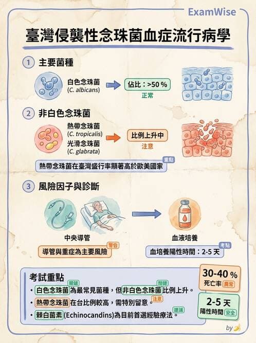 醫檢師 - 系統性與機會性真菌感染 - AI 圖文解析預覽