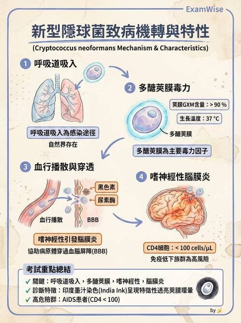 醫檢師 - 系統性與機會性真菌感染 - AI 圖文解析預覽