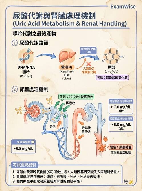 醫檢師 - 腎臟機能與代謝評估 - AI 圖文解析預覽