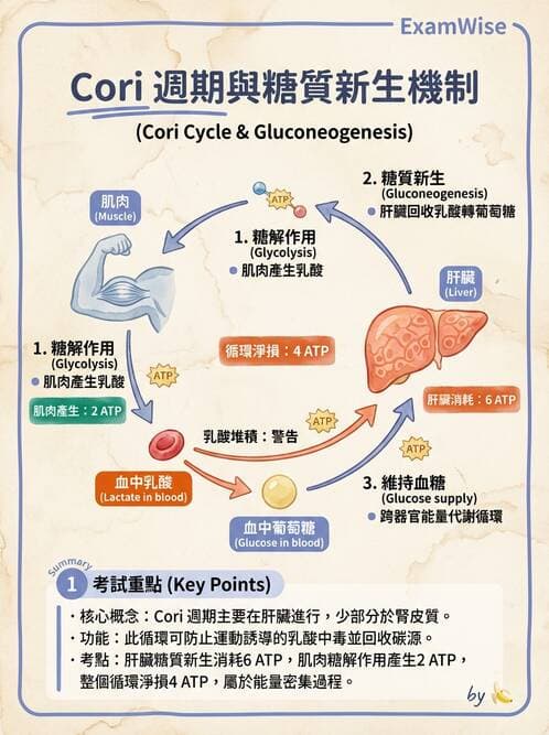醫檢師 - 醣類代謝與糖尿病 - AI 圖文解析預覽