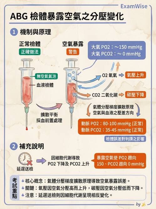 醫檢師 - 血液氣體分析及酸鹼平衡 - AI 圖文解析預覽
