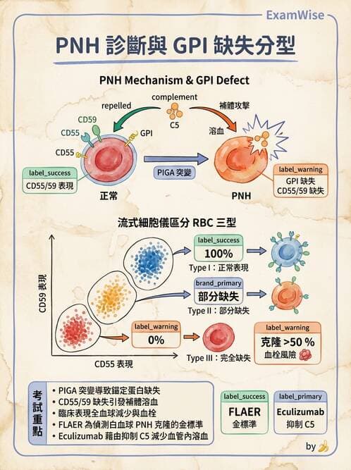 醫檢師 - 溶血性貧血與血色素病變 - AI 圖文解析預覽