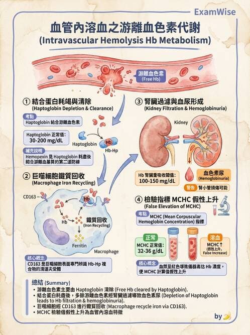 醫檢師 - 溶血性貧血與血色素病變 - AI 圖文解析預覽