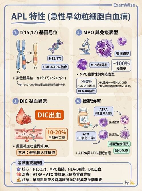 醫檢師 - 急性白血病 - AI 圖文解析預覽