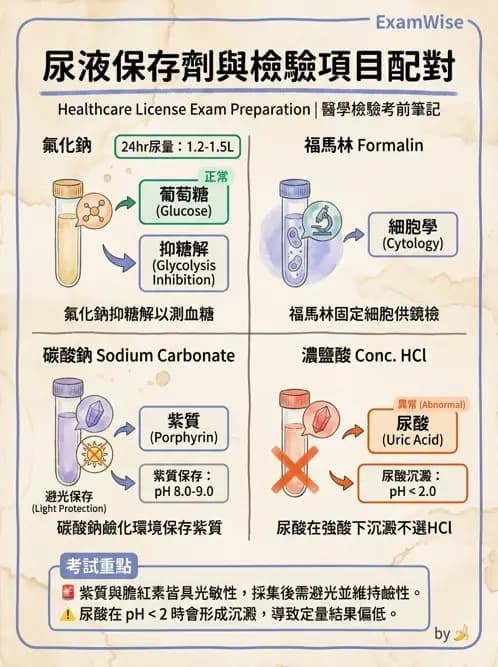 醫檢師 - 尿沉渣鏡檢與物理檢查 - AI 圖文解析預覽