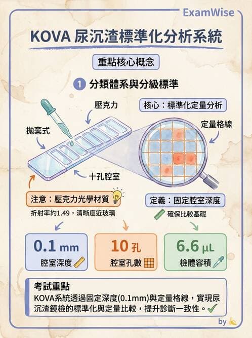 醫檢師 - 尿沉渣鏡檢與物理檢查 - AI 圖文解析預覽