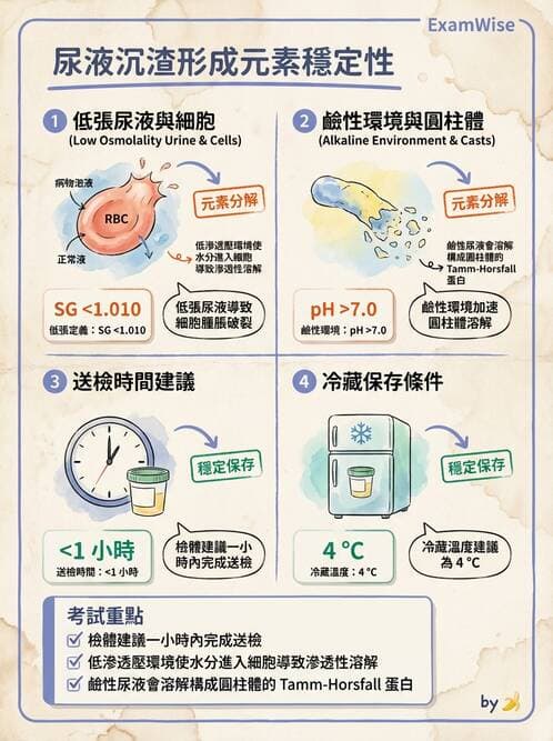 醫檢師 - 尿沉渣鏡檢與物理檢查 - AI 圖文解析預覽