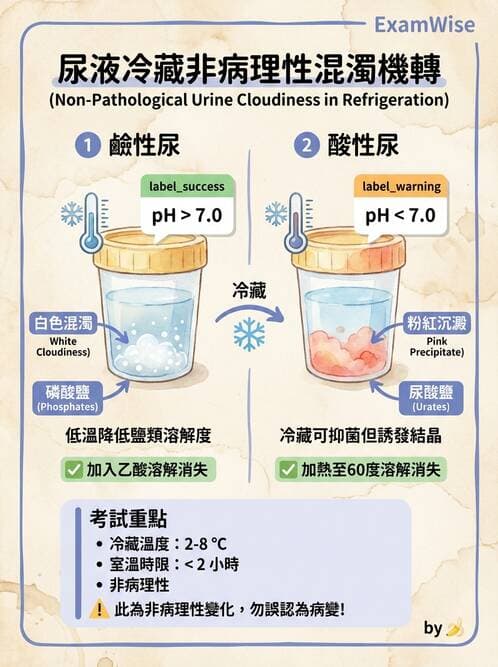 醫檢師 - 尿沉渣鏡檢與物理檢查 - AI 圖文解析預覽