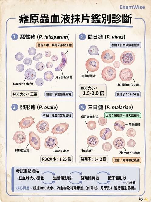 醫檢師 - 寄生蟲檢查-原蟲類 - AI 圖文解析預覽