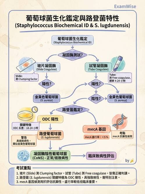 醫檢師 - 葡萄球菌與腸球菌 - AI 圖文解析預覽