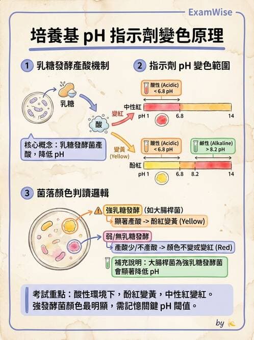 醫檢師 - 腸內菌鑑別方法與培養基 - AI 圖文解析預覽