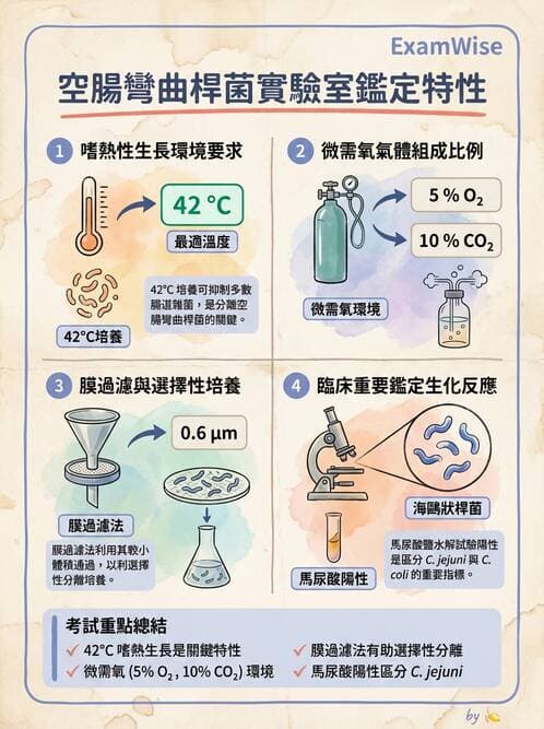 醫檢師 - 弧菌、氣單胞菌與彎曲菌 - AI 圖文解析預覽