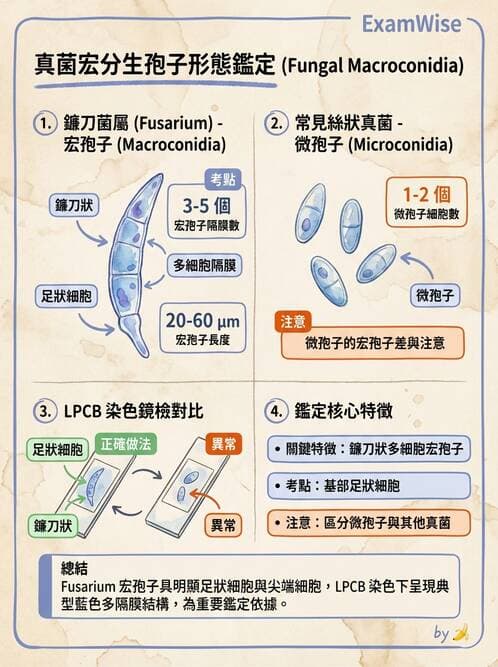 醫檢師 - 系統性與機會性真菌感染 - AI 圖文解析預覽